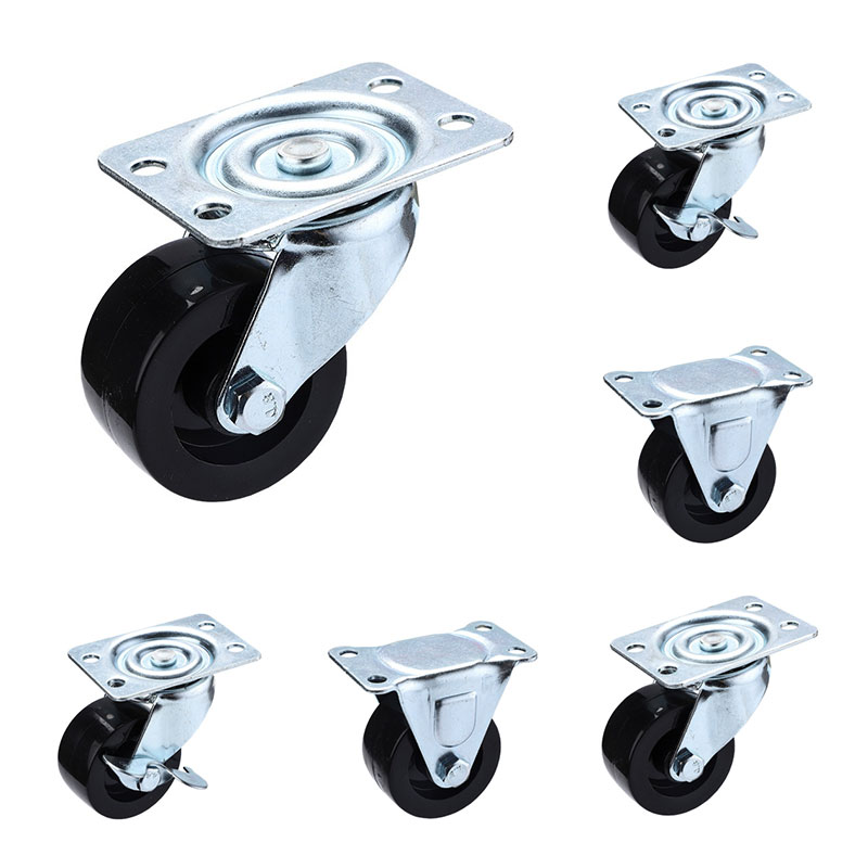 Wat maakt 2 inch rubberen casters een praktische oplossing voor soepele en veilige apparatuurmobiliteit?