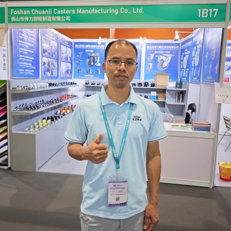 CMCL-wielen op de Guangzhou Sourcing Fair 2026: stand 1B17 trekt wereldwijde kopers met hoogwaardige industriële zwenkwielen