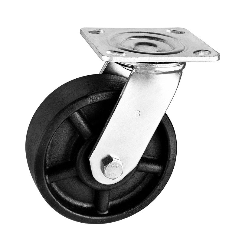 Heavy Duty Casters High Temperature Black