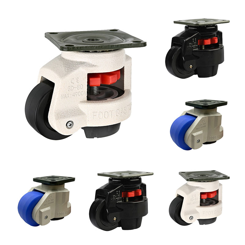 Adjustable Leveling Casters Wheels Plate